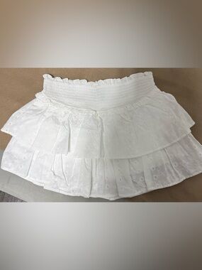 wild fable White Tiered Eyelet Skirt